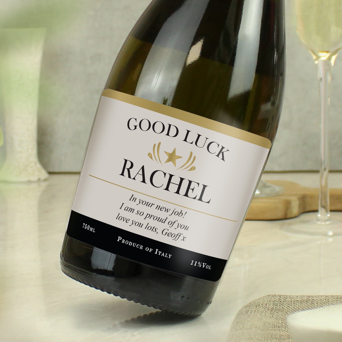 Personalised Classic Prosecco: 3 - Prosecco By Gift Moments