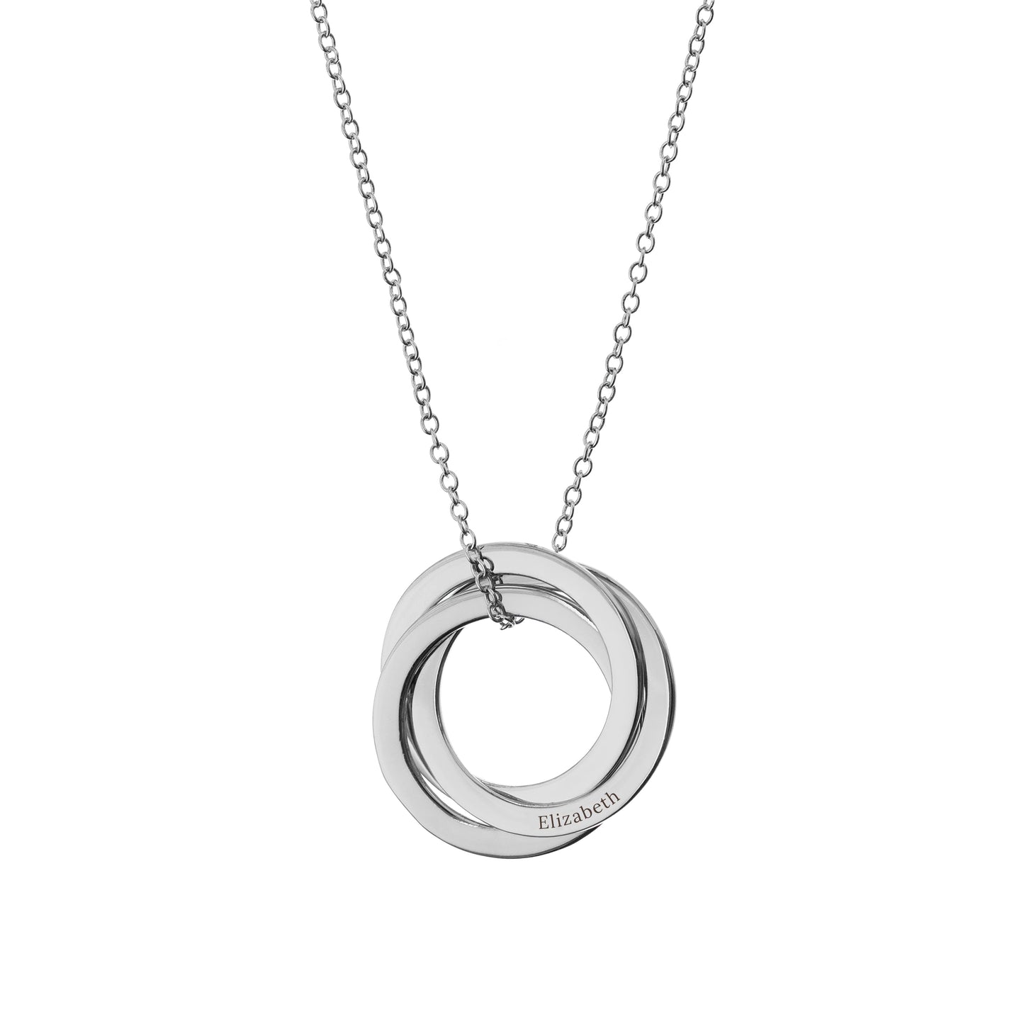 Personalised Classic Russian Ring Necklaces: 8 - Necklaces By Gift Moments