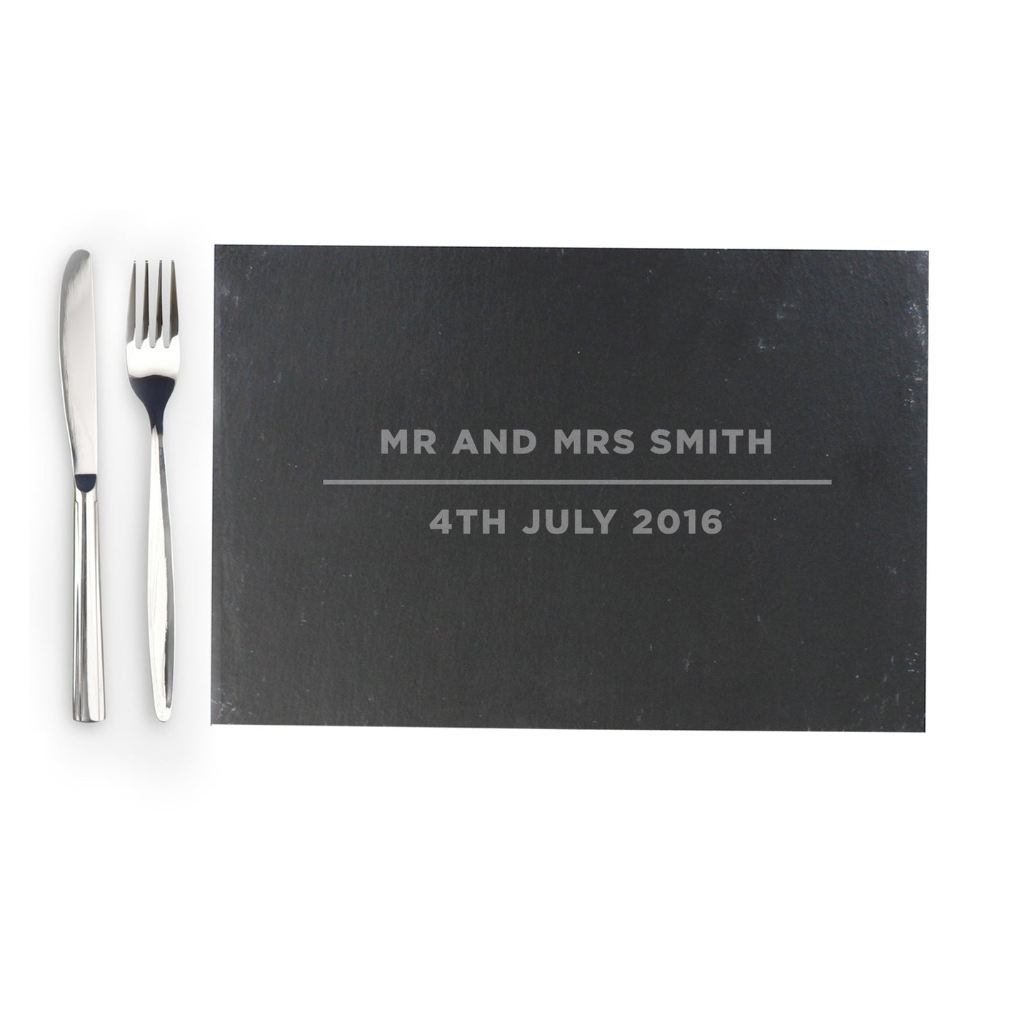 Personalised Classic Slate Rectangle Placemat: 9 - Placemats By Gift Moments