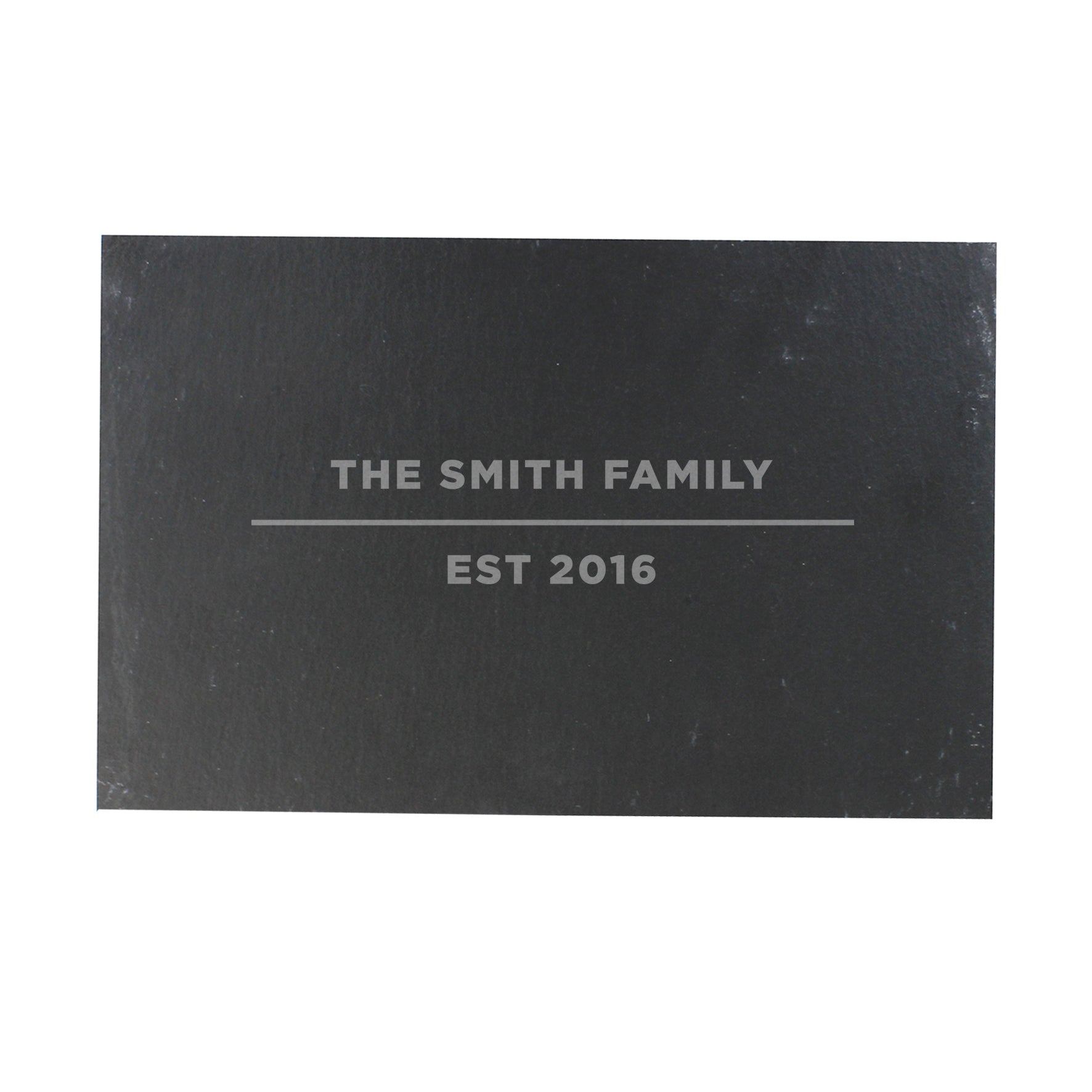 Personalised Classic Slate Rectangle Placemat: 2 - Placemats By Gift Moments