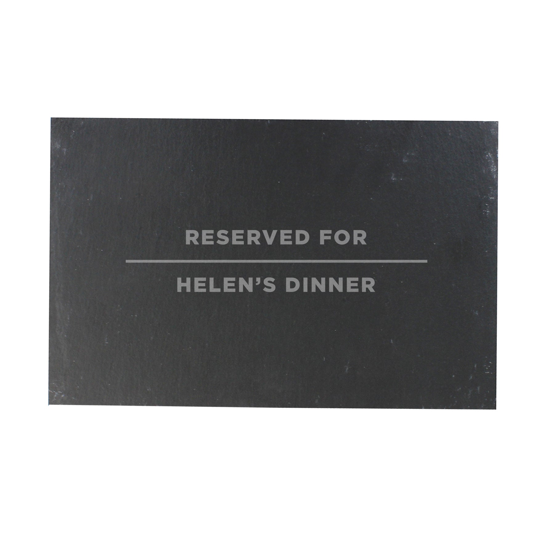 Personalised Classic Slate Rectangle Placemat: 8 - Placemats By Gift Moments
