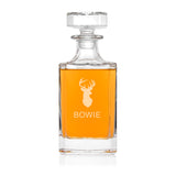 Personalised Classic Stag Square Decanter: 4 - Barware By Gift Moments