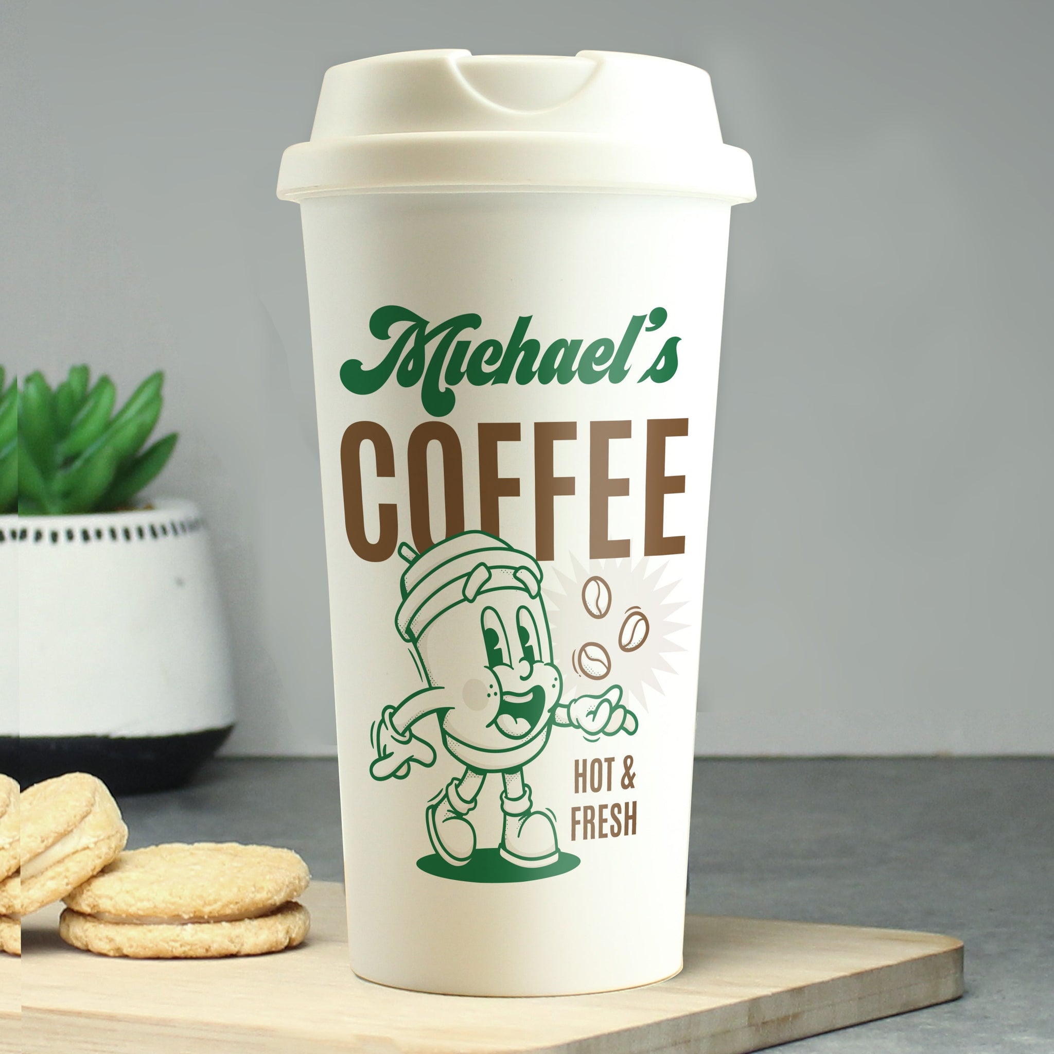 Personalised Coffee Travel Mug: 1 - Travel Mugs By Gift Moments