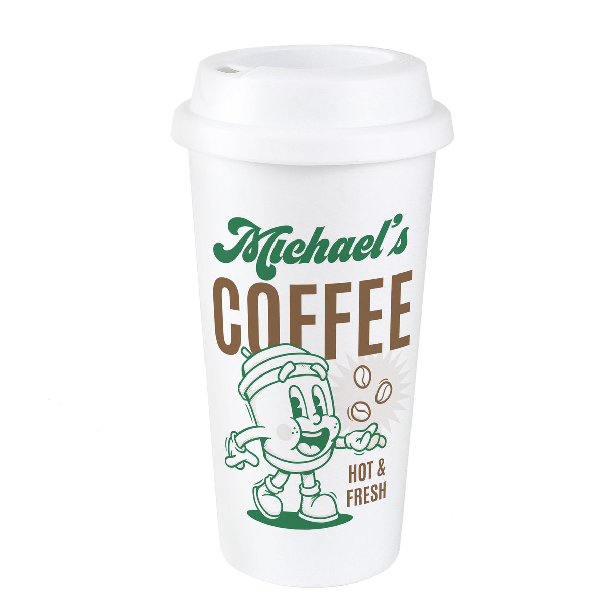 Personalised Coffee Travel Mug: 4 - Travel Mugs By Gift Moments