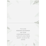 Personalised Confirmation Card: 4 - Greeting Cards By Gift Moments