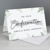 Personalised Confirmation Card: 1 - Greeting Cards By Gift Moments