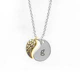 Personalised Contemporary Angel Wing Necklaces: 10 - Necklaces By Gift Moments