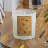 Personalised Cork Label Candle Jar: 3 - Candles By Gift Moments