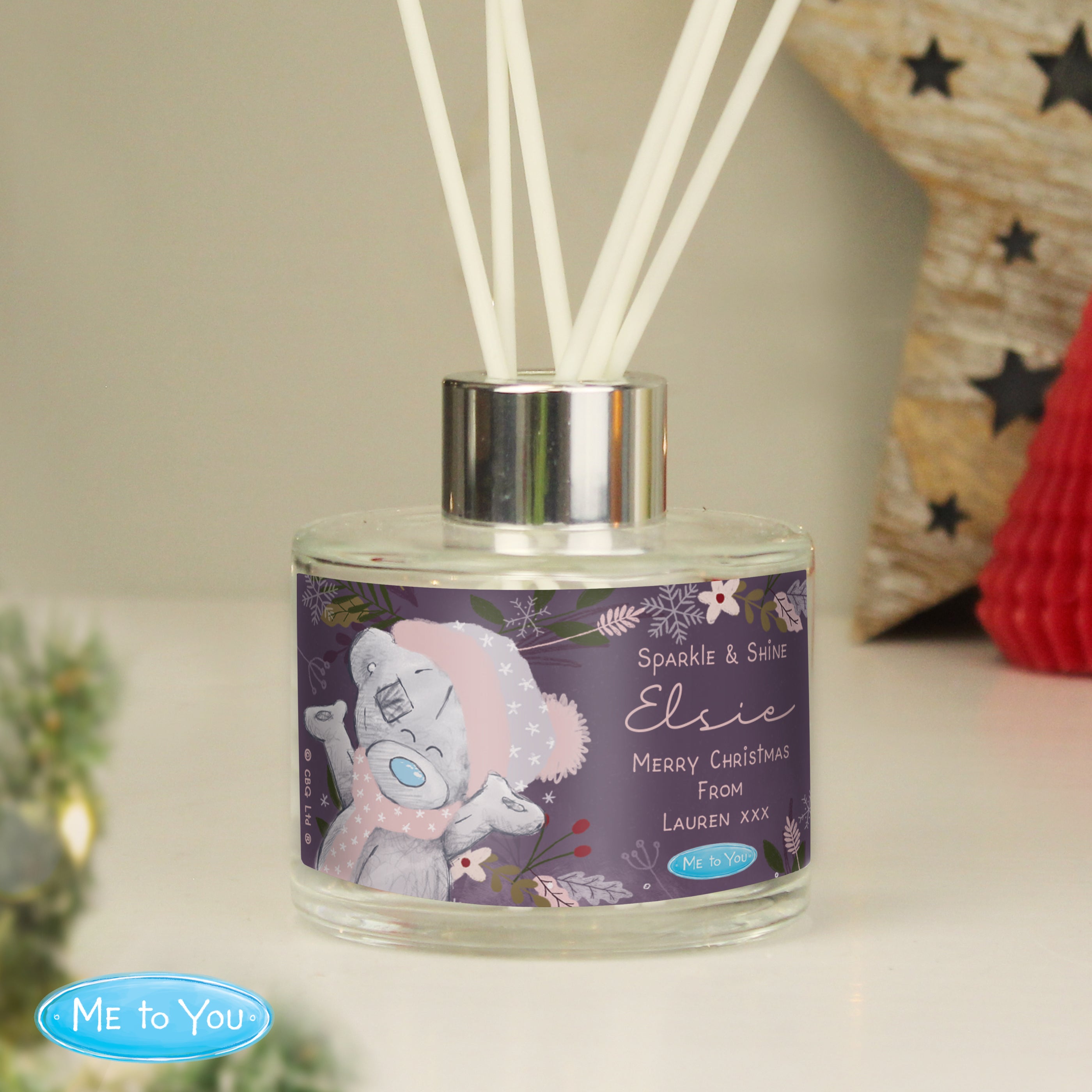 Personalised Me to You Cosy Winter Diffuser - Shop Reed Diffusers At Gift Moments - 4