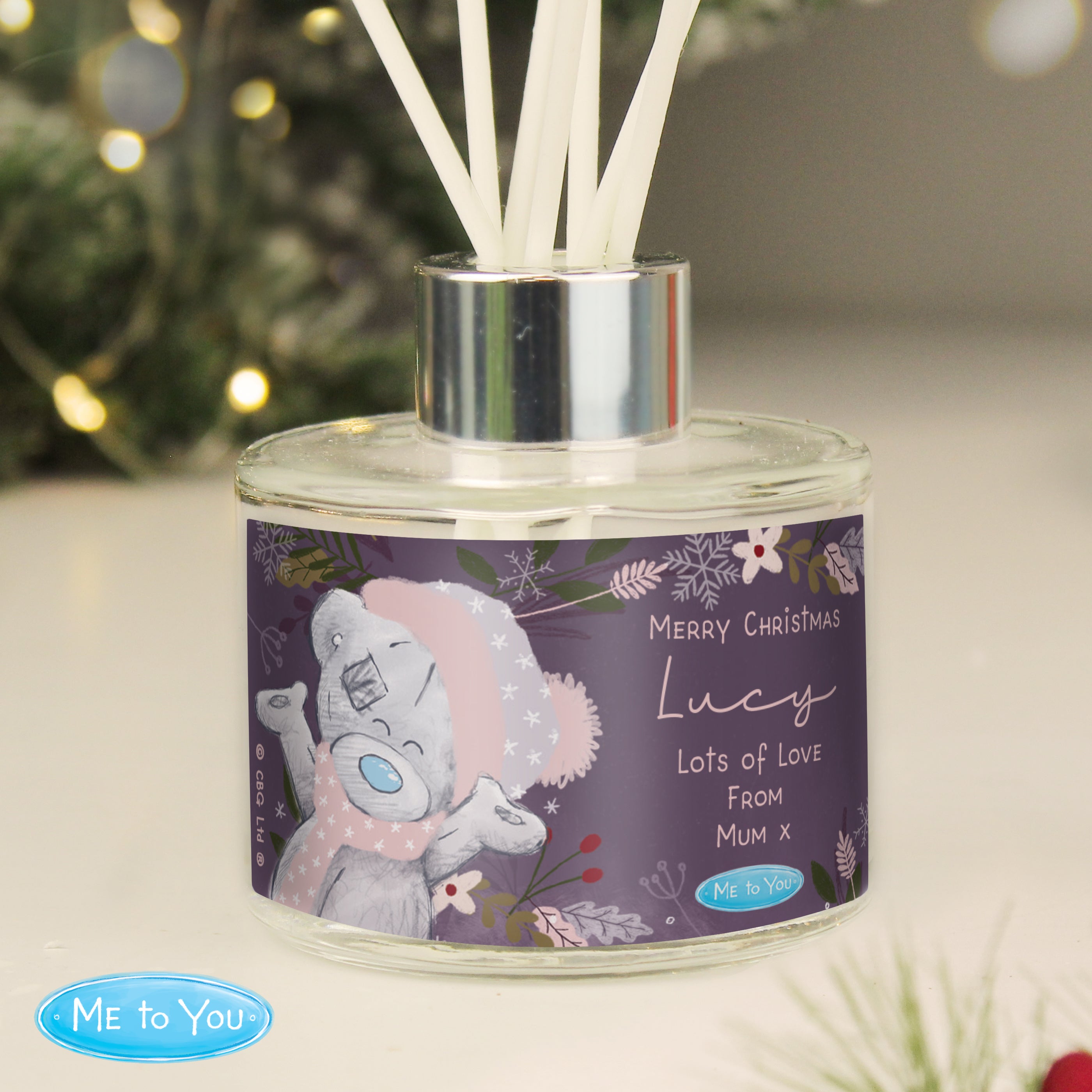 Personalised Me to You Cosy Winter Diffuser - Shop Reed Diffusers At Gift Moments - 2