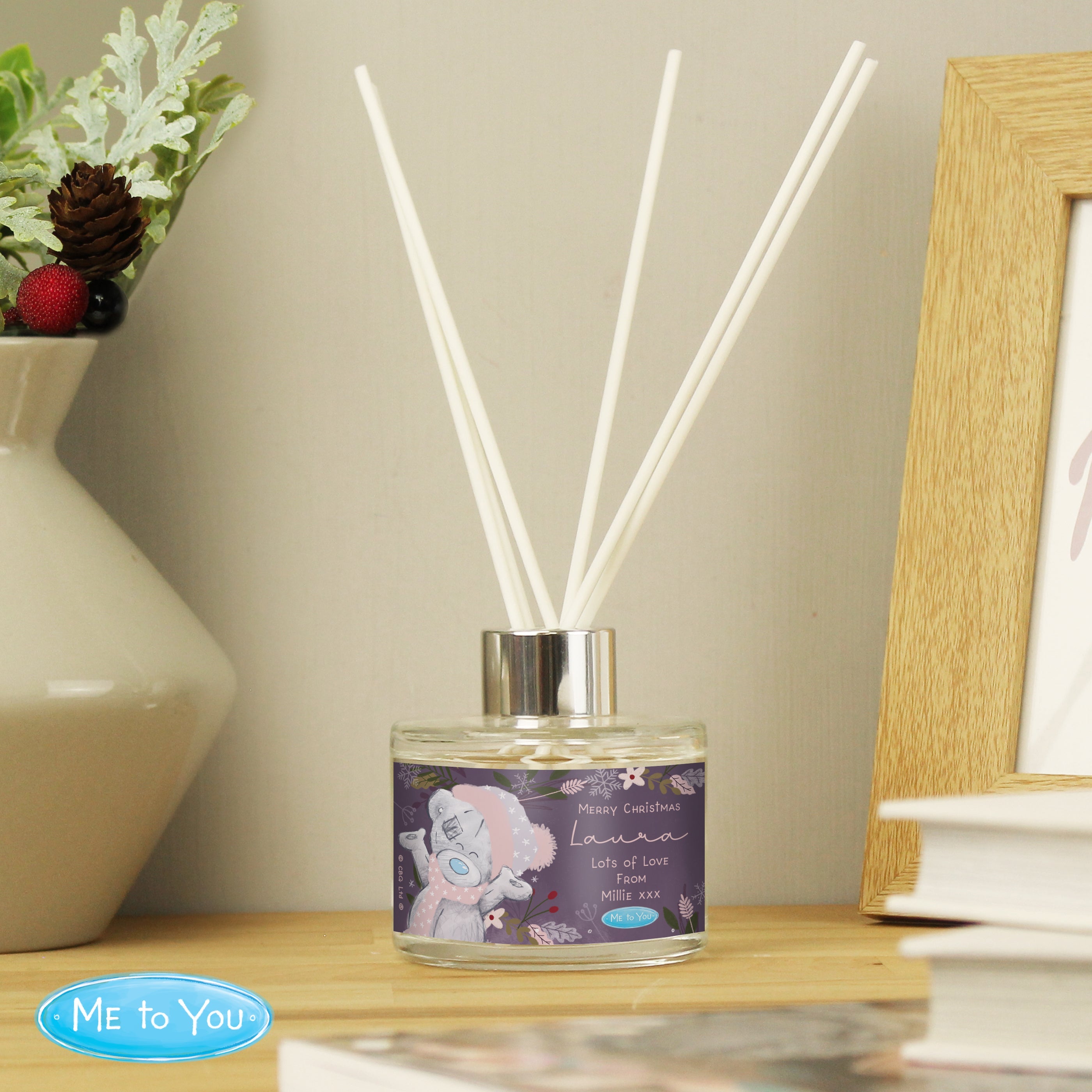 Personalised Me to You Cosy Winter Diffuser - Shop Reed Diffusers At Gift Moments - 3