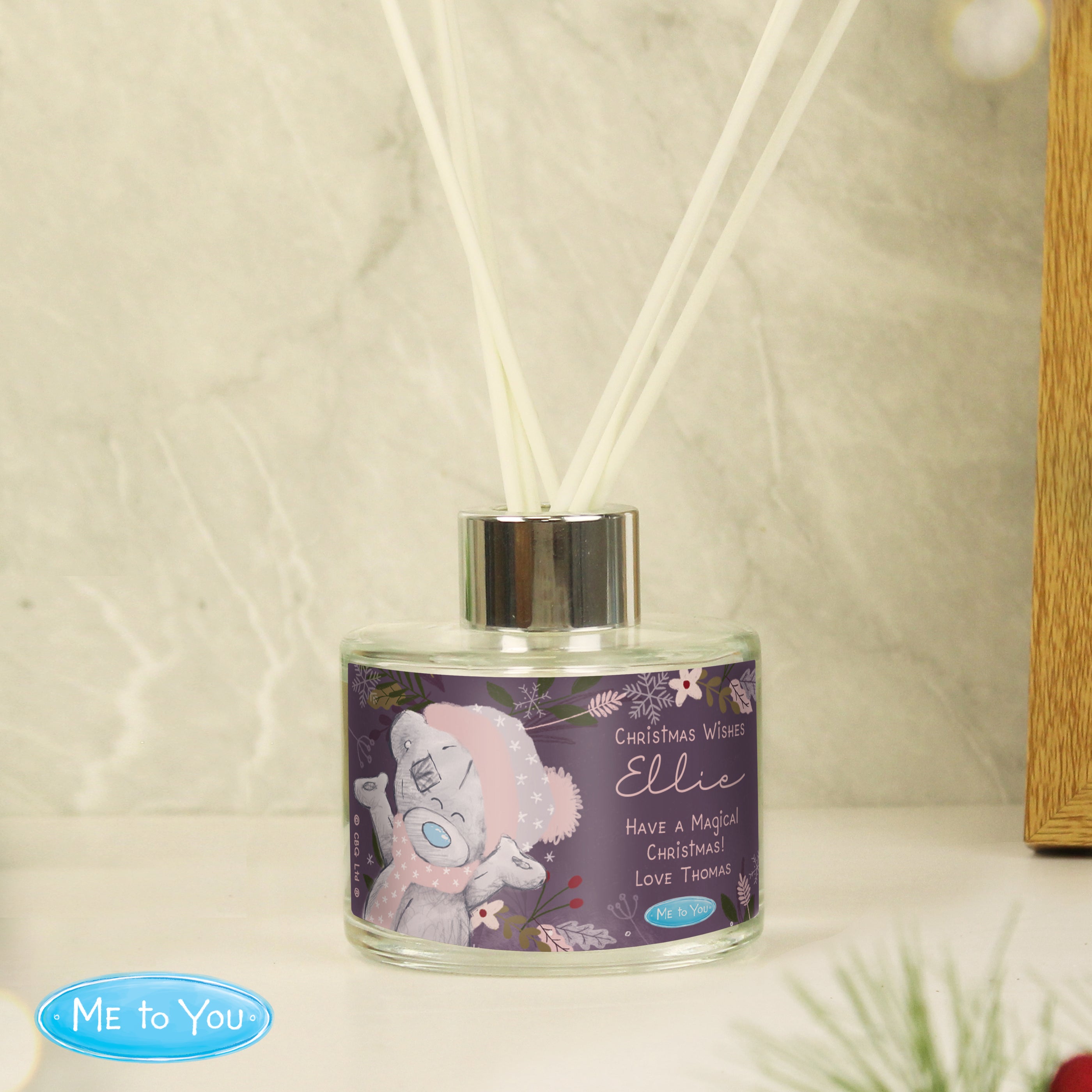 Personalised Me to You Cosy Winter Diffuser - Shop Reed Diffusers At Gift Moments - 1