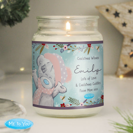 Personalised Me to You Cosy Winter Large Candle Jar: 1 - Candles