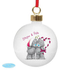 Personalised Me To You Couple Christmas Bauble - Shop Christmas Baubles At Gift Moments - 5