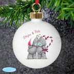 Personalised Me To You Couple Christmas Bauble - Shop Christmas Baubles At Gift Moments - 1