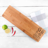 Personalised Couple Titles Bamboo Serving Board: 2 - Chopping Boards By Gift Moments
