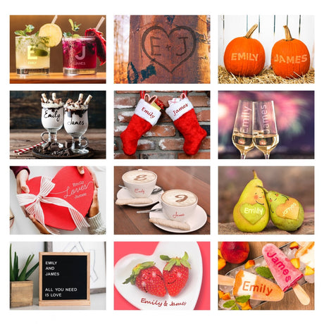 Personalised Couples Desk Calendar: 6 - Calendars & Planners By Gift Moments