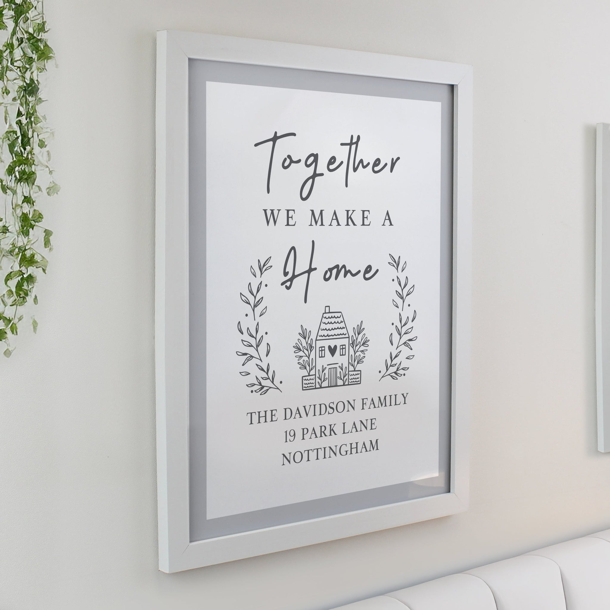 Personalised Couples Home Framed Prints: 6 - Framed Prints By Gift Moments