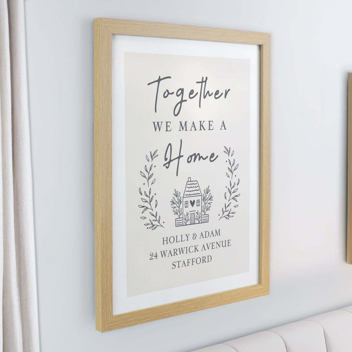 Personalised Couples Home Framed Prints: 4 - Framed Prints By Gift Moments