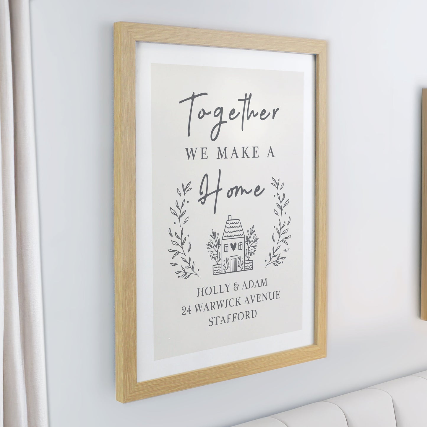 Personalised Couples Home Framed Prints: 4 - Framed Prints By Gift Moments
