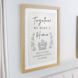 Personalised Couples Home Framed Prints: 4 - Framed Prints By Gift Moments