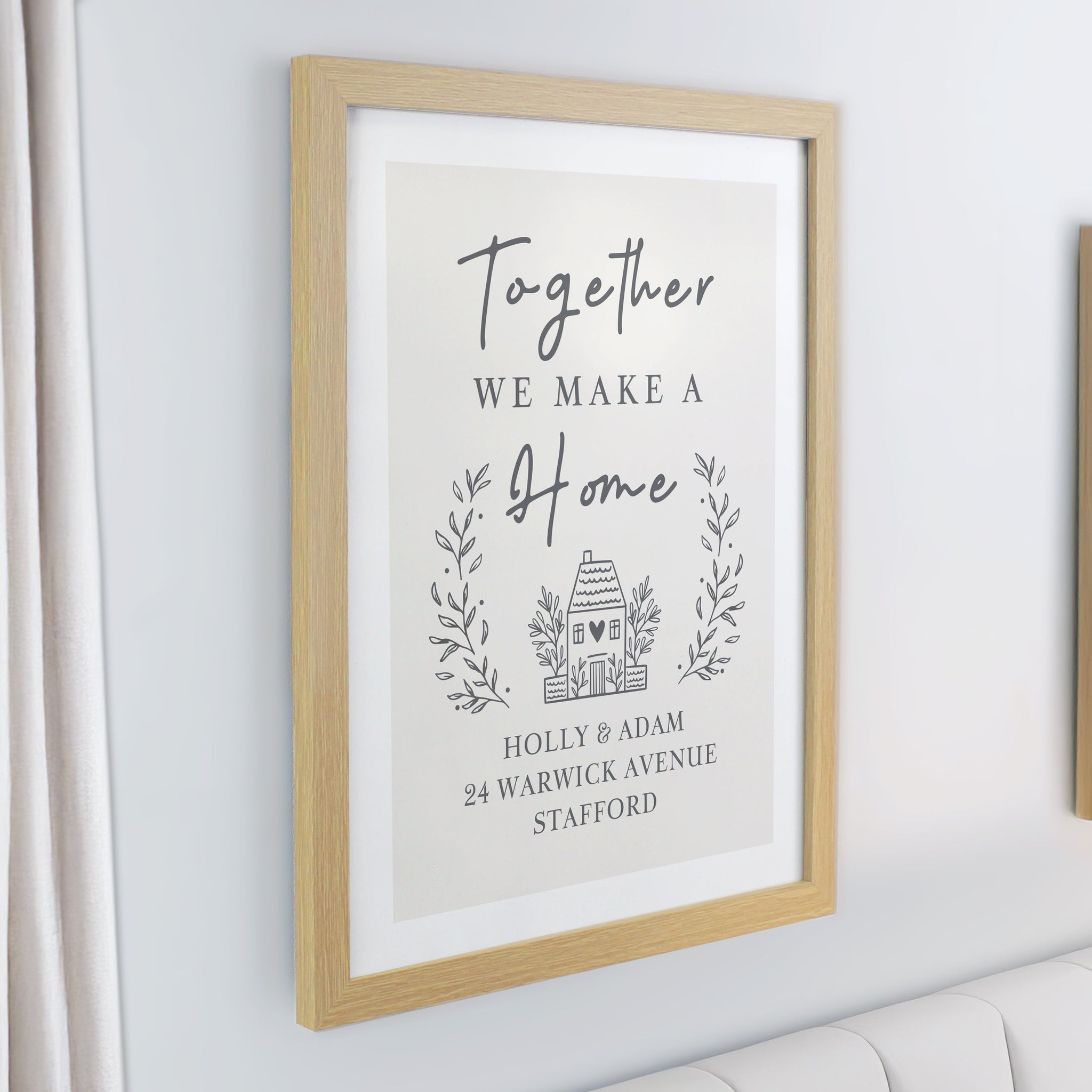 Personalised Couples Home Framed Prints: 4 - Framed Prints By Gift Moments