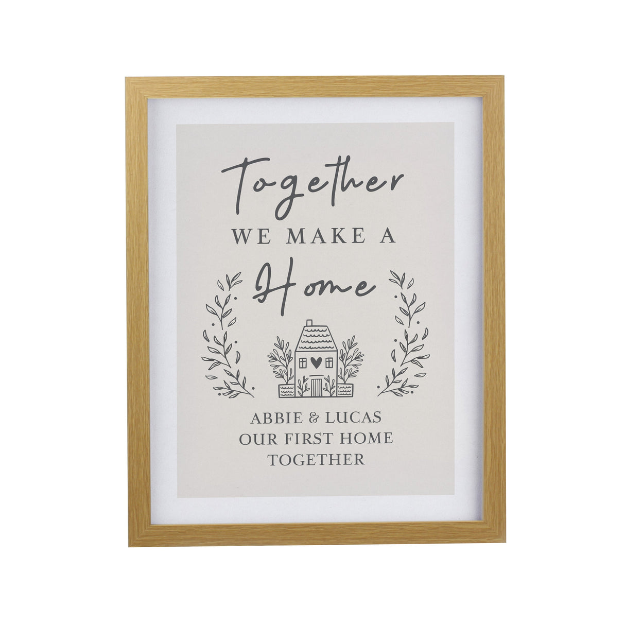 Personalised Couples Home Framed Prints: 7 - Framed Prints By Gift Moments