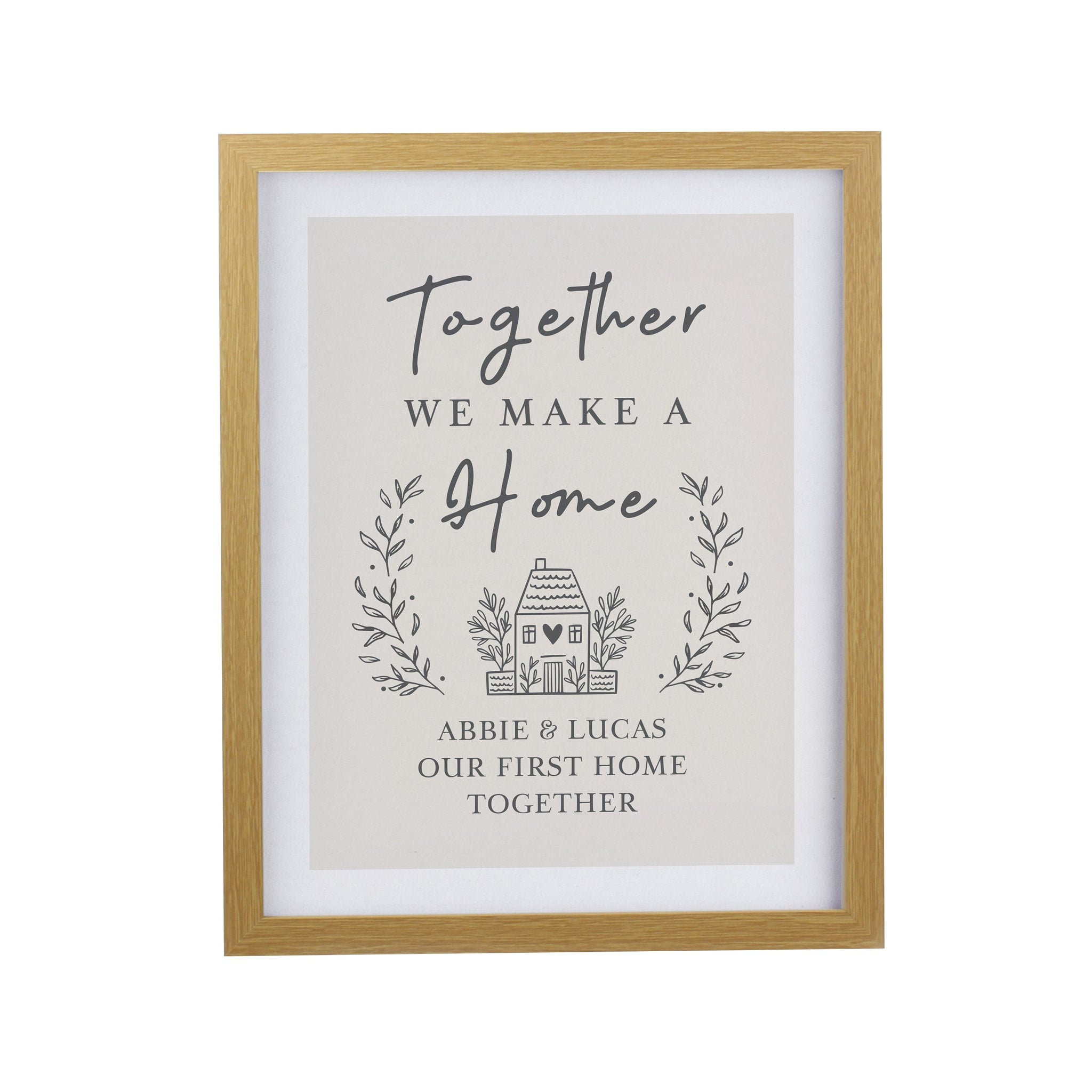 Personalised Couples Home Framed Prints: 7 - Framed Prints By Gift Moments
