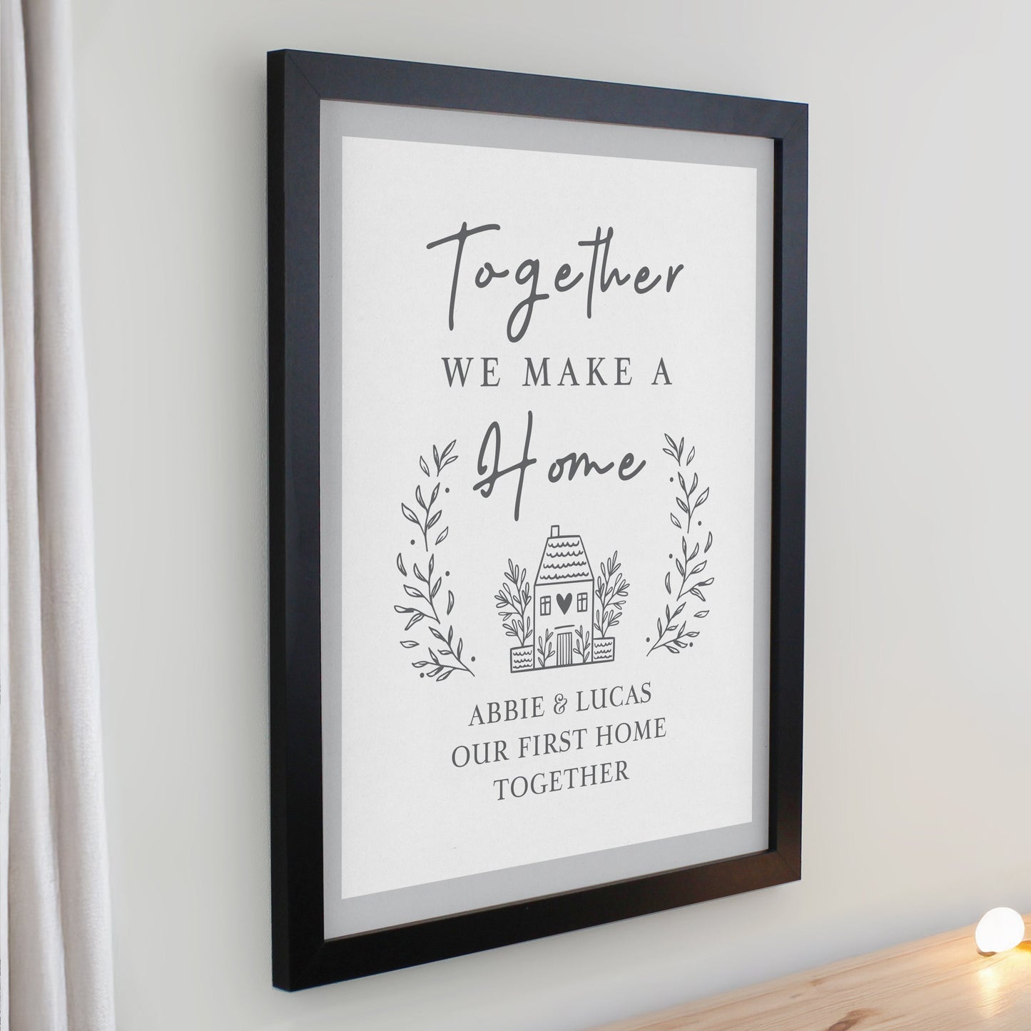 Personalised Couples Home Framed Prints: 5 - Framed Prints By Gift Moments