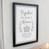 Personalised Couples Home Framed Prints: 5 - Framed Prints By Gift Moments