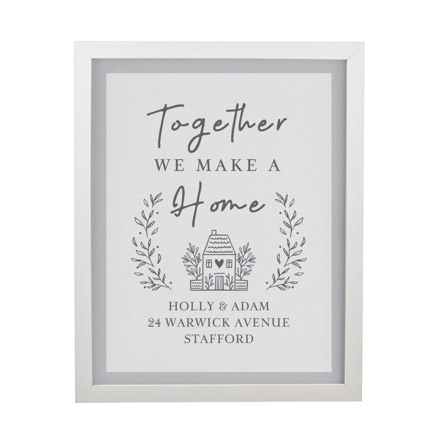 Personalised Couples Home Framed Prints: 9 - Framed Prints By Gift Moments