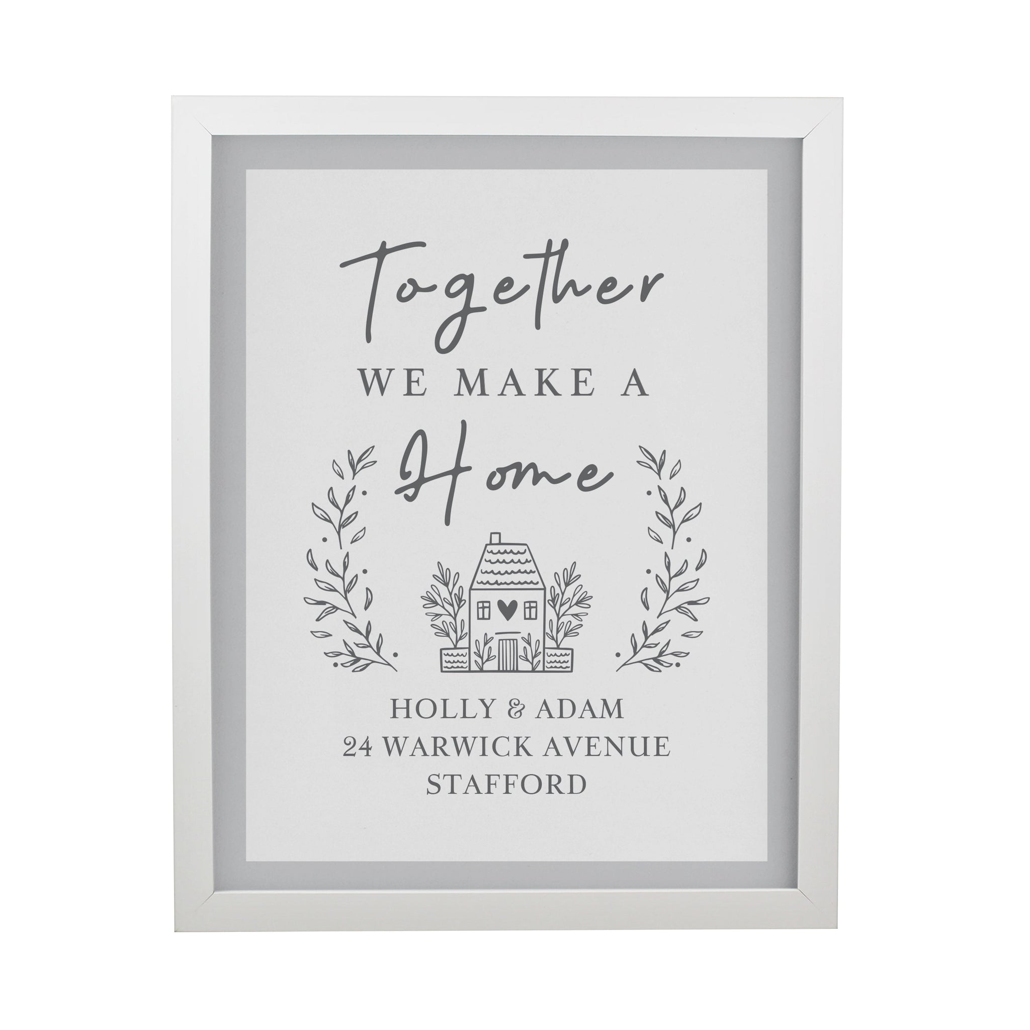 Personalised Couples Home Framed Prints: 9 - Framed Prints By Gift Moments
