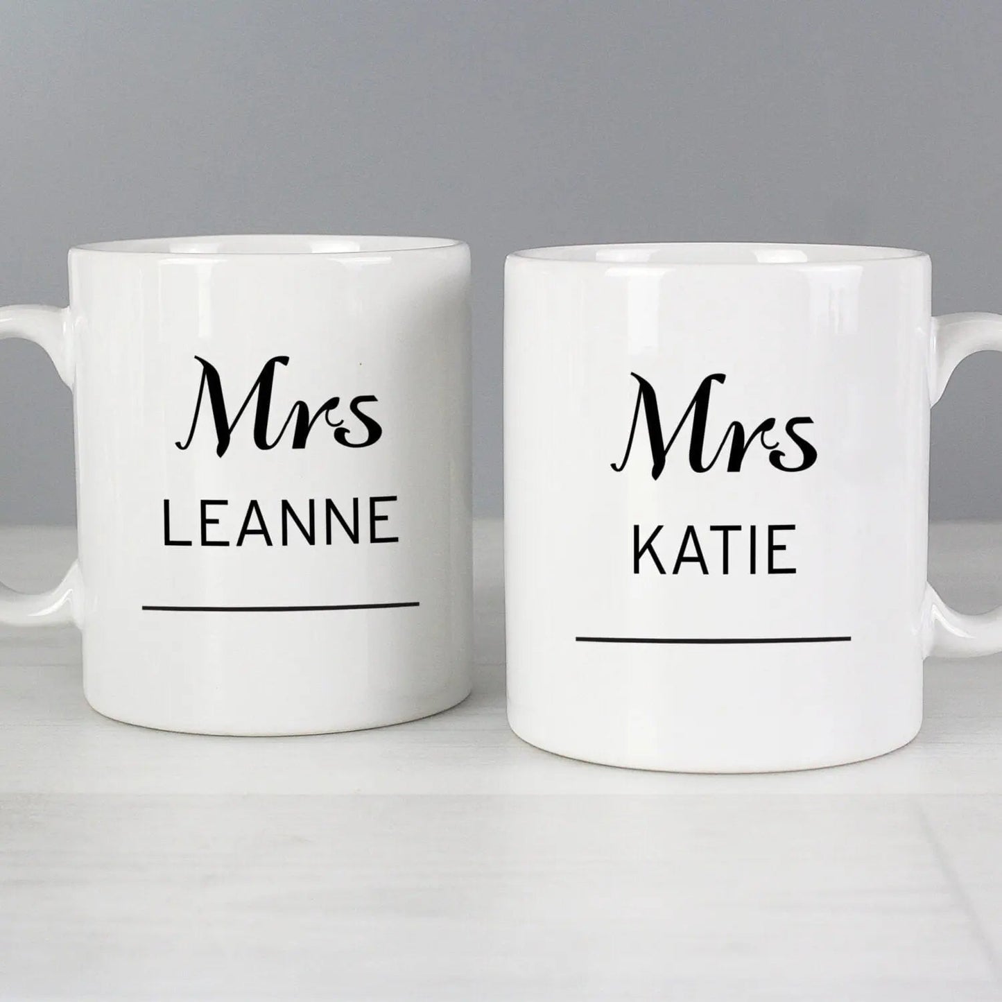 Personalised Couples Mug Set: 3 - Mugs By Gift Moments