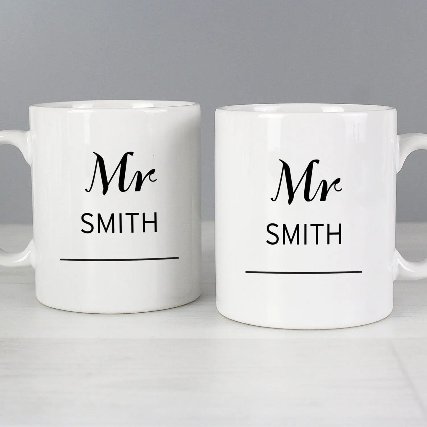 Personalised Couples Mug Set: 5 - Mugs By Gift Moments