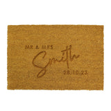 Personalised Couples Rectangle Indoor Doormat: 5 Doormats By Gift Moments