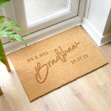 Personalised Couples Rectangle Indoor Doormat: 1 Doormats By Gift Moments