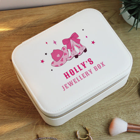 Personalised Cowgirl Travel Jewellery Box: 1 - Jewellery Boxes By Gift Moments
