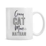 Personalised Crazy Cat Man Mug: 5 - Mugs By Gift Moments