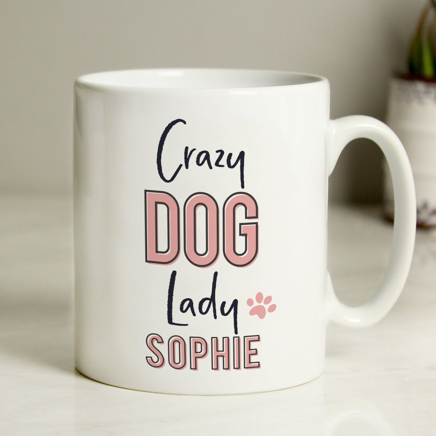 Personalised Crazy Dog Lady Mug: 2 - Mugs By Gift Moments