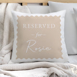 Personalised Cream Reserved For Cushion: 1 - Cushions By Gift Moments