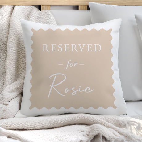 Personalised Cream Reserved For Cushion: 1 - Cushions By Gift Moments