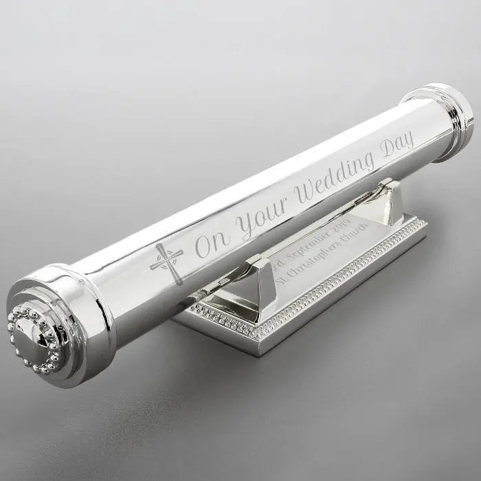 Personalised Cross Certificate Holder: 1 - Certificate Holders By Gift Moments