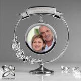 Personalised Crystocraft Photo Frame Ornament: 4 - Keepsakes By Crystocraft