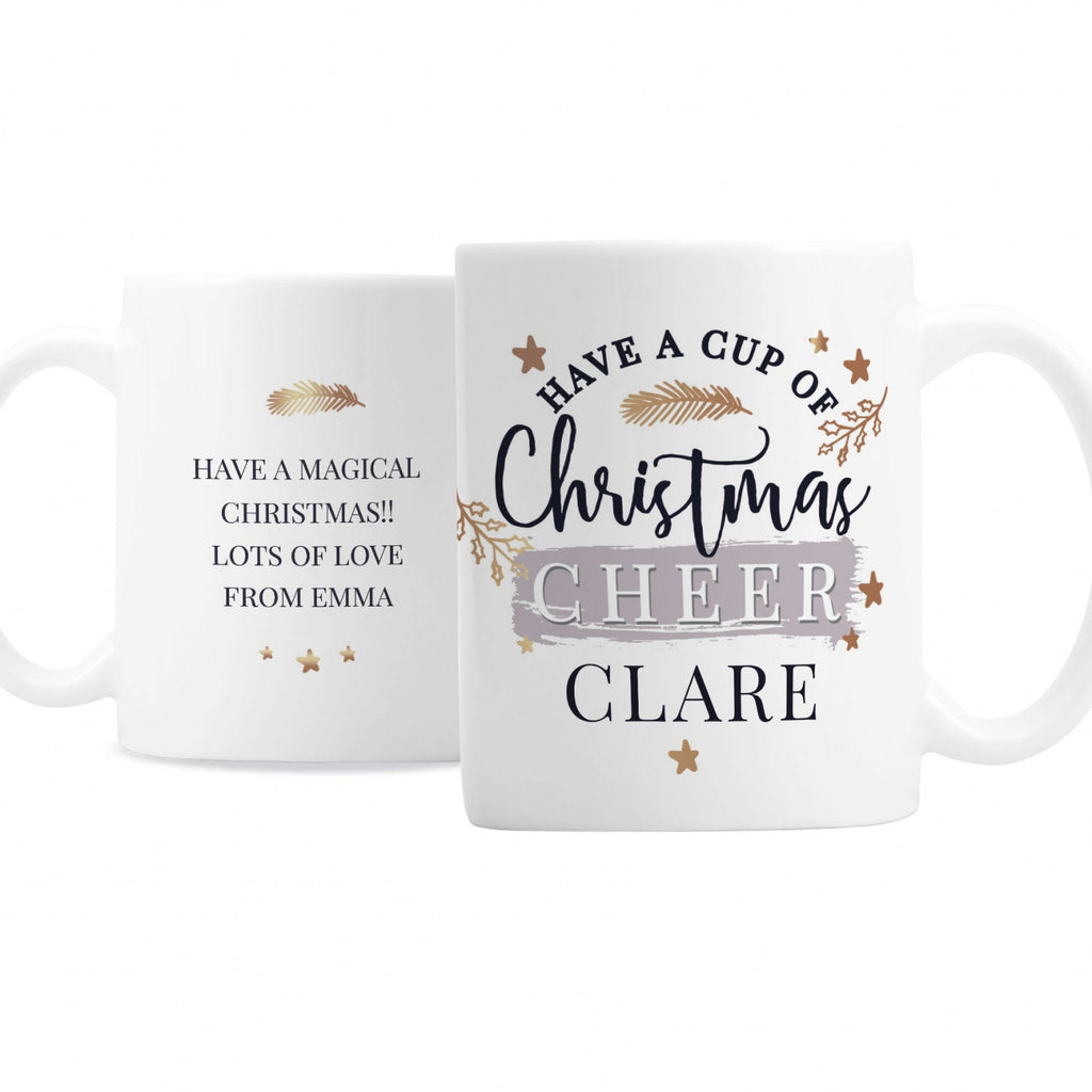 Personalised Cup of Christmas Cheer Mug - Shop Mugs At Gift Moments - 4