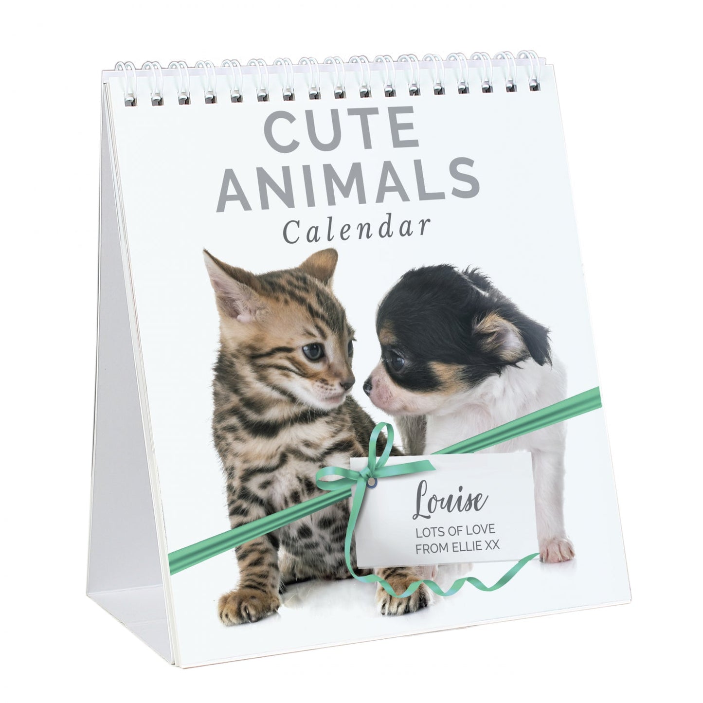 Personalised Cute Animals Desk Calendar: 5 - Calendars & Planners By Gift Moments