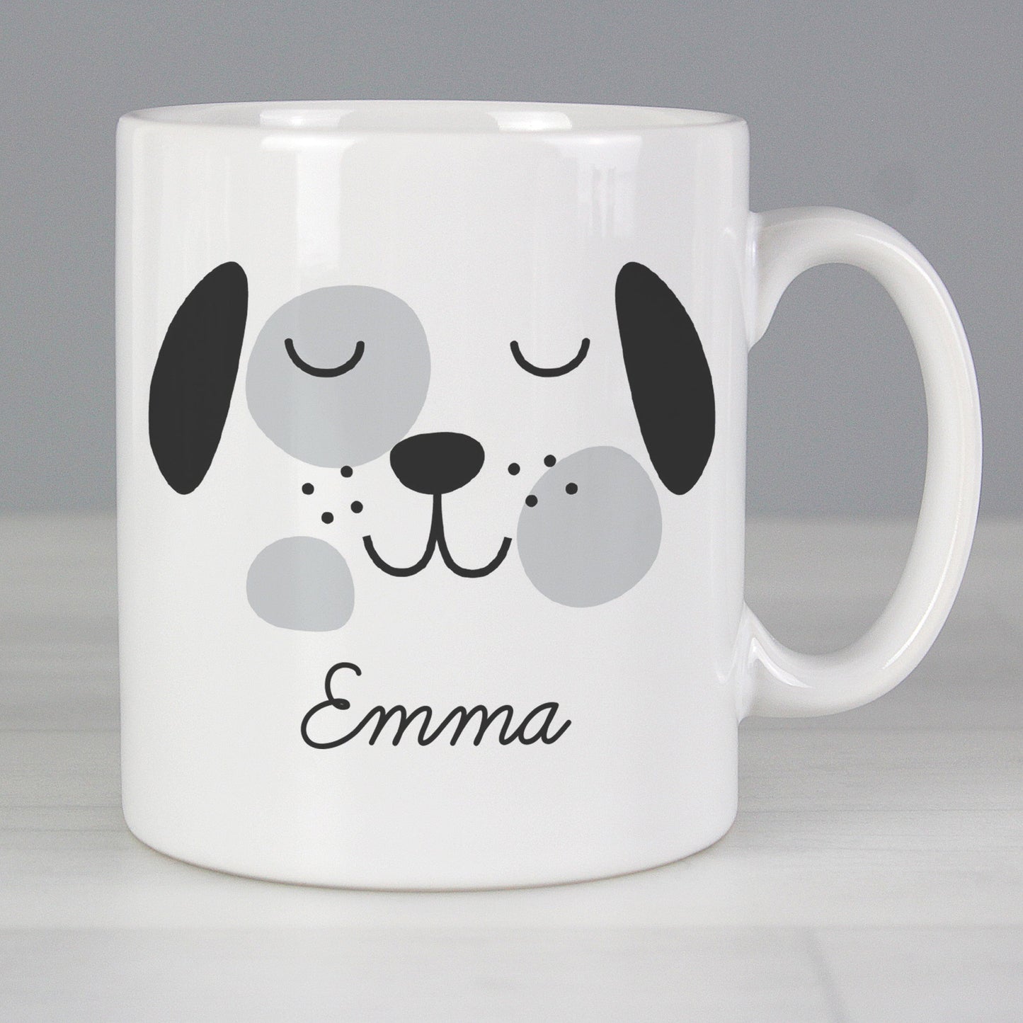 Personalised Cute Dog Face Mug: 1 - Mugs By Gift Moments