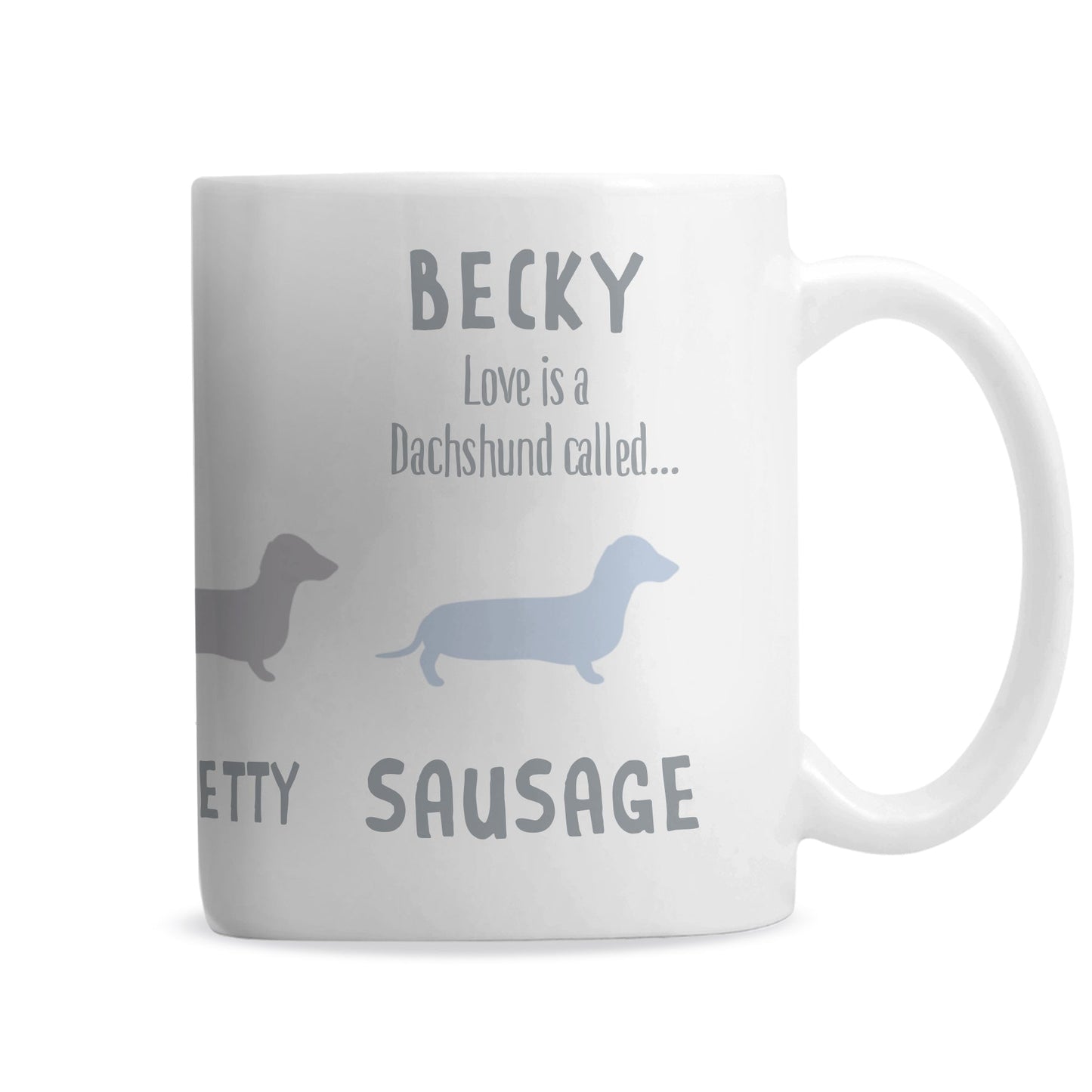 Personalised Dachshund Dog Breed Mug: 5 - Mugs By Gift Moments