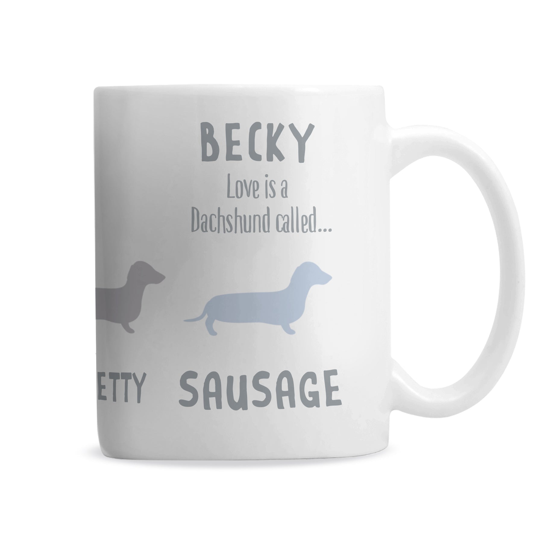 Personalised Dachshund Dog Breed Mug: 5 - Mugs By Gift Moments