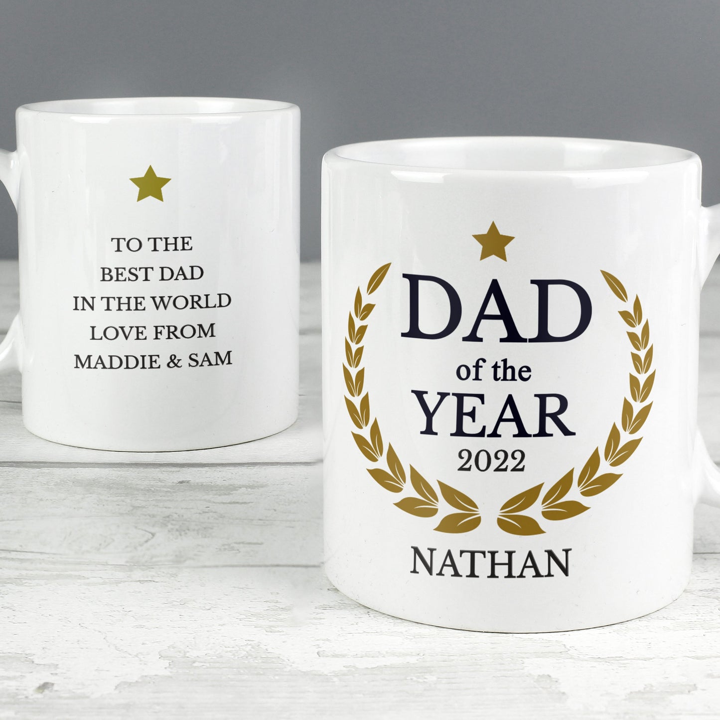Personalised Dad of the Year Mug: 2 - Mugs By Gift Moments