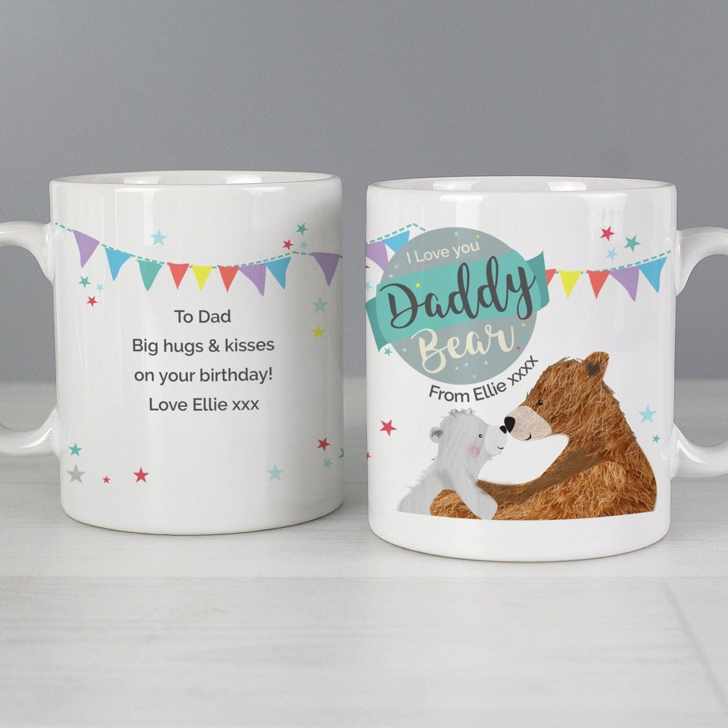 Personalised Daddy Bear Mug: 1 - Mugs By Gift Moments